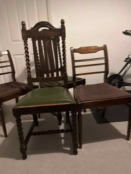 Photo of free 4 dining chairs (Streatham Vale SW16) #4