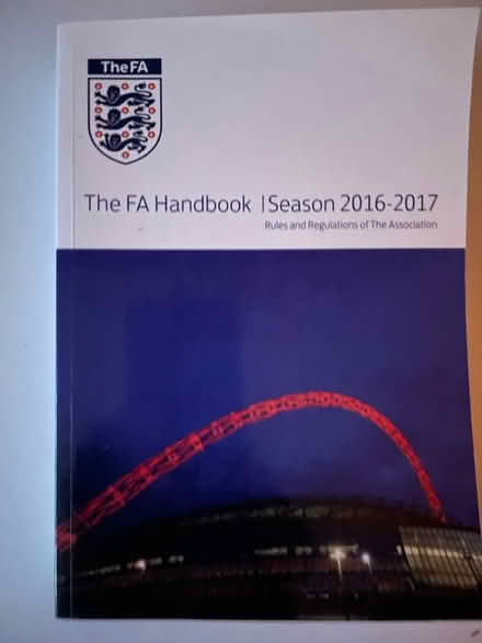 Photo of free FA Handbook 2016/17 (Lichfield WS13) #1
