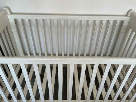 Photo of free Cot bed Sleigh Type ( The White Company ) (Gidea Park RM2) #2