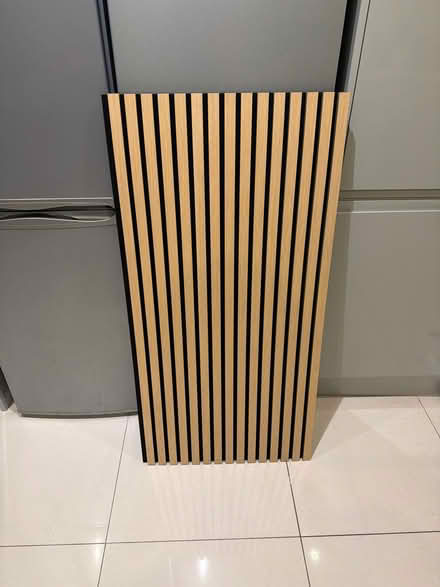 Photo of free Slatted wood acoustic panel (Oval SW9) #1