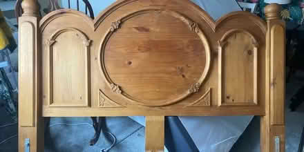 Photo of free 5ft king size wooden bedframe (Hawkwell SS5) #1