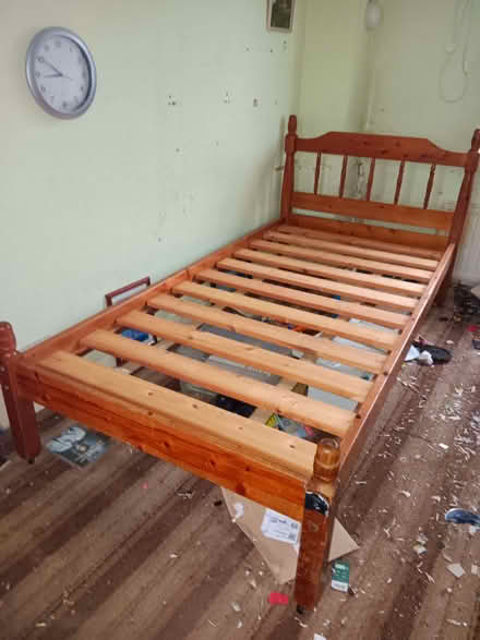 Photo of free Pine Single bed. Unscrewed (Knaresborough HG5) #1