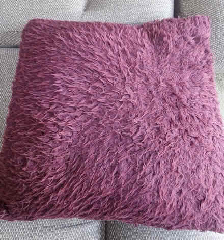 Photo of free Fluffy, Purple Cushion (Shoeburyness (SS3)) #1