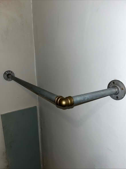 Photo of free Steel & brass clothes rails (Catford, SE6) #1