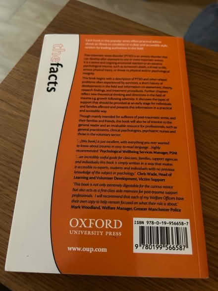 Photo of free Post traumatic stress book (Halewood L26) #2