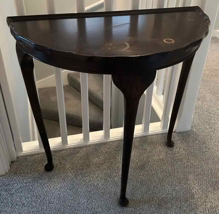 Photo of free Half moon table (Halewood L26) #1