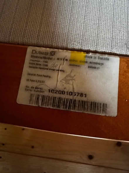 Photo of free Dutailier Wooden Rocking Chair (Sherwood TN2) #4