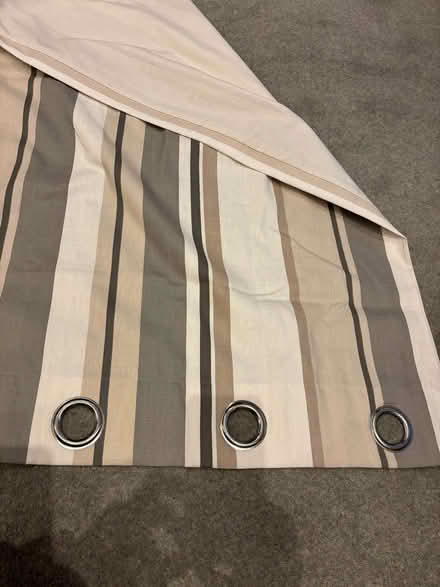 Photo of free pair of striped curtains (Norbiton KT3) #1