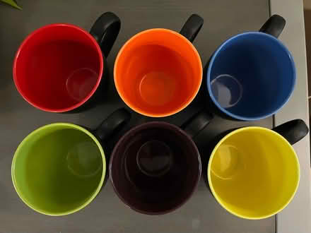 Photo of free Colorful coffee mug set (Davisville) #1
