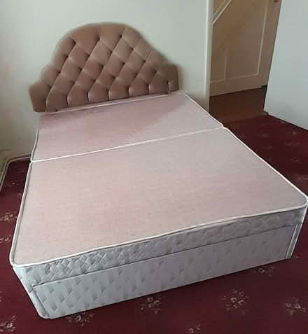 Photo of free Double divan bed and headboard – to be collected from IP4 (IP4) #1