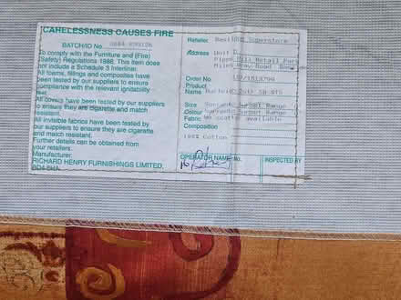 Photo of free Sofabed (East Boldre SO42) #4