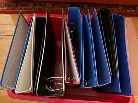 Photo of free Ring binders and lever arch file (University Area RG1) #1