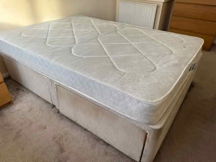 Photo of free Double Bed Divan and Mattress (Hertsmere WD6) #1