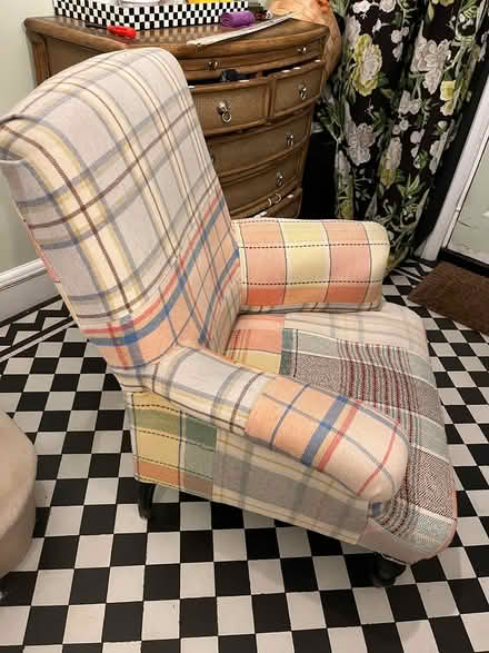 Photo of free Old patchwork armchair (W3 Acton) #1
