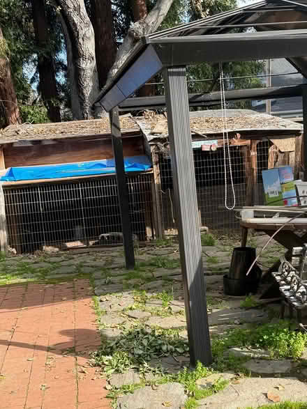 Photo of free Brown aluminum gazebo (Evergreen, Palo Alto) #1