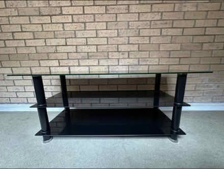 Photo of free Dark brown Couches black tv set (Glasgow/Paisley/ Johnstone PA5) #1