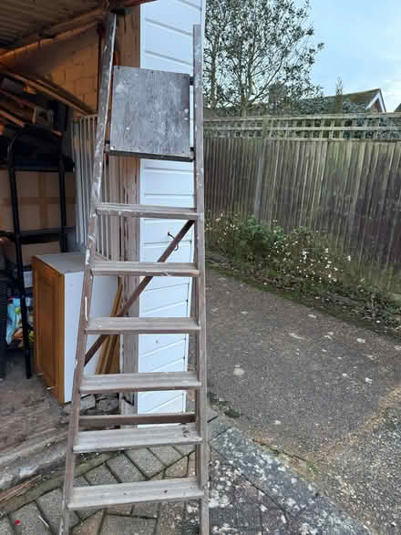 Photo of free Wooden step ladder (Cooden TN39) #2