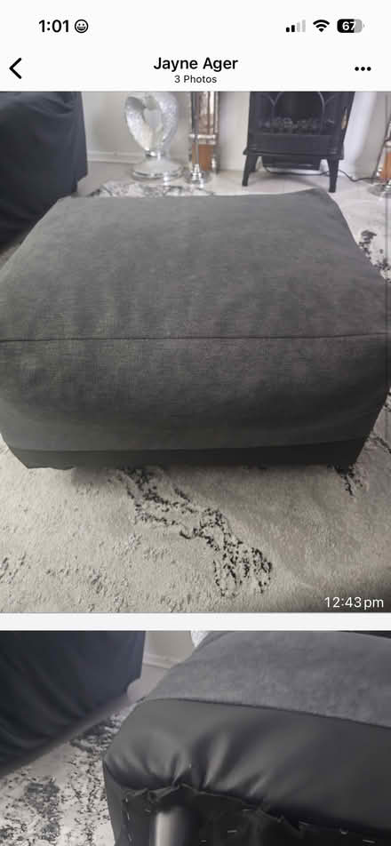 Photo of free Pouffe (Enfield B97) #3