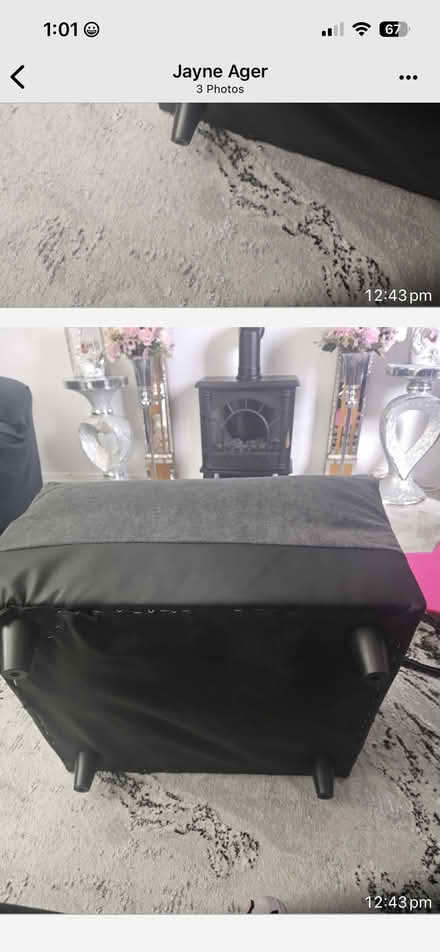 Photo of free Pouffe (Enfield B97) #2