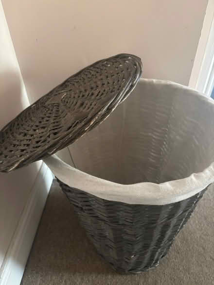 Photo of free Wicker laundry basket (Twickenham TW2) #2