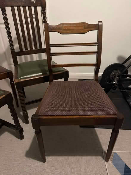 Photo of free 4 dining chairs (Streatham Vale SW16) #3