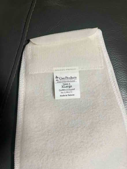 Photo of free XL adjustable low back support (Adam’s Point, Oakland) #3