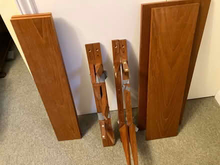 Photo of free Wooden shelves (Central Bookham) #1