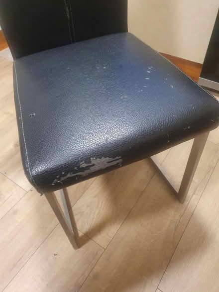 Photo of free 5 dining chairs with covers (Ox5 3by) #3