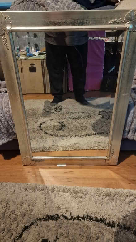 Photo of free Lovely silver bevel edged mirror (Ss0 westcliff) #1