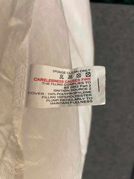 Photo of free 45 x 45 pillow insert (SW11) #2