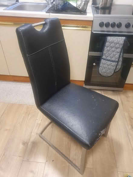 Photo of free 5 dining chairs with covers (Ox5 3by) #2