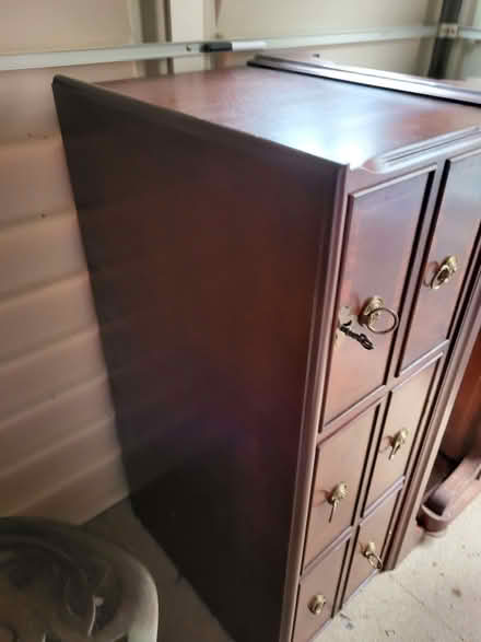 Photo of free Tv cabinet with lockable draws (Heysham LA3) #1