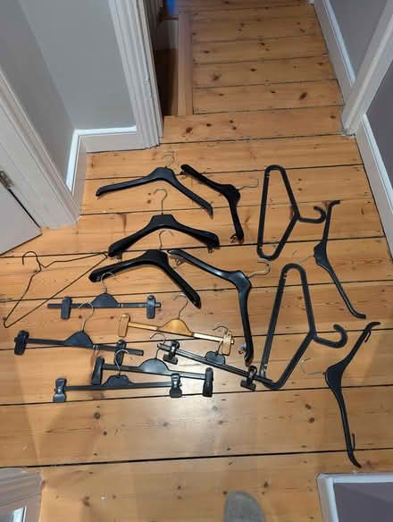 Photo of free Bundle of coat hangers, mixed sizes (Wivenhoe) #1