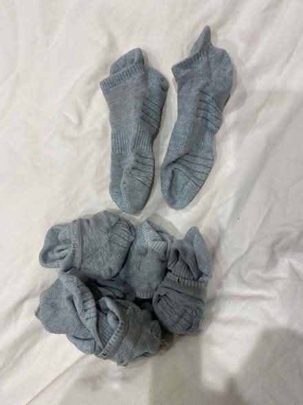 Photo of free Six pairs men’s trainer socks (Blacklands TN34) #1