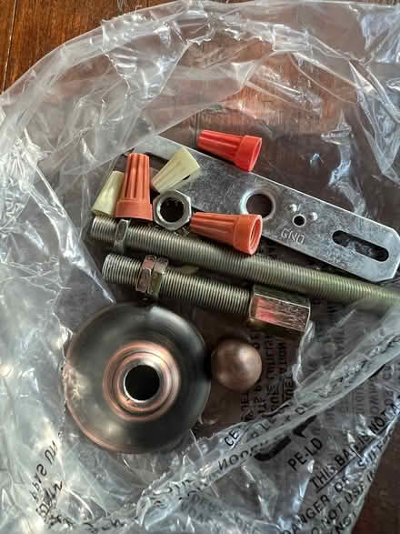 Photo of free Ceiling light fixture w/ glass dome (Fort Lauderdale) #3