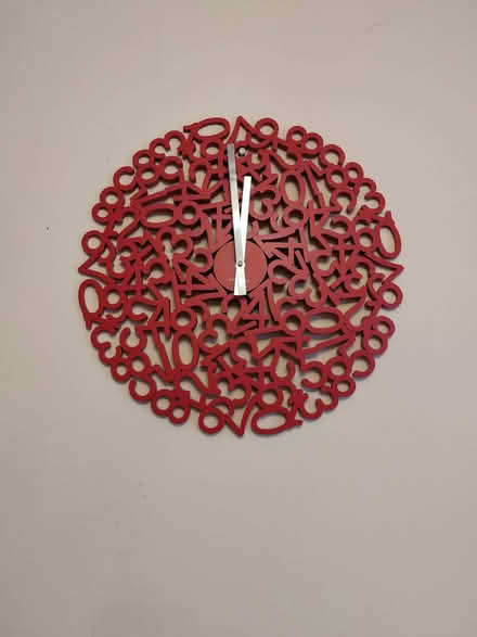 Photo of free Large red wall clock (Leeds LS13) #1