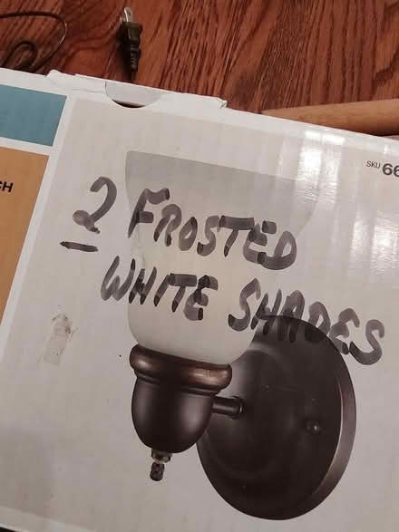 Photo of free 2 new glass globes (Odenton) #1