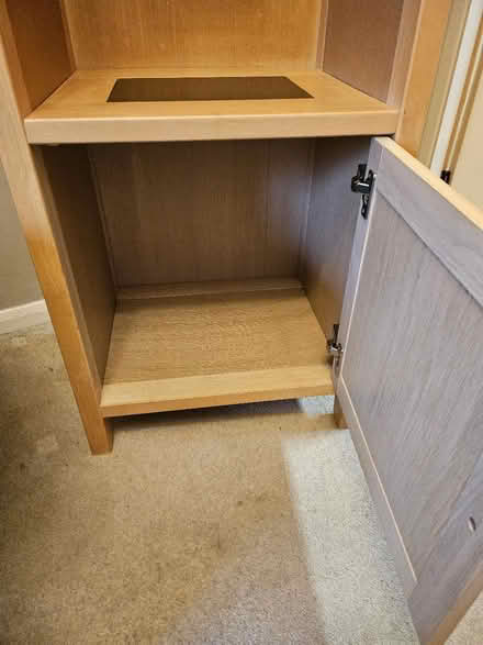 Photo of free Wood Display Cabinet (Rubery B45) #2
