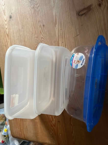 Photo of free 3 Large plastic containers (Cambridge CB1 (Romsey)) #4