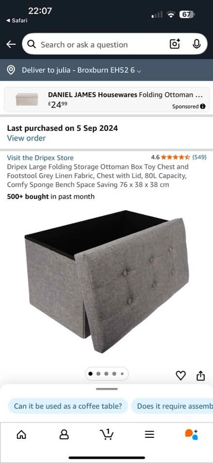 Photo of free Automan grey fabric (Edinburgh EH8) #1