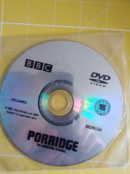 Photo of free Porridge Christmas specials DVD. (Ruddington NG11) #1
