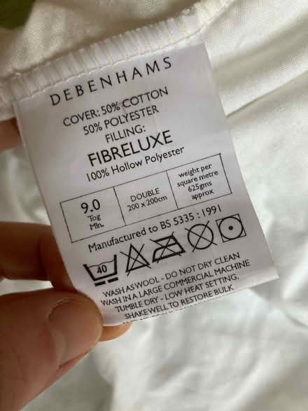 Photo of free Double duvet, polyester, 9 tog (Seven sisters near overground) #2