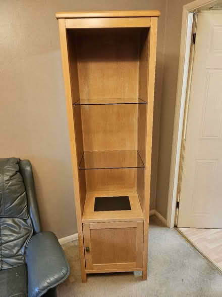 Photo of free Wood Display Cabinet (Rubery B45) #1
