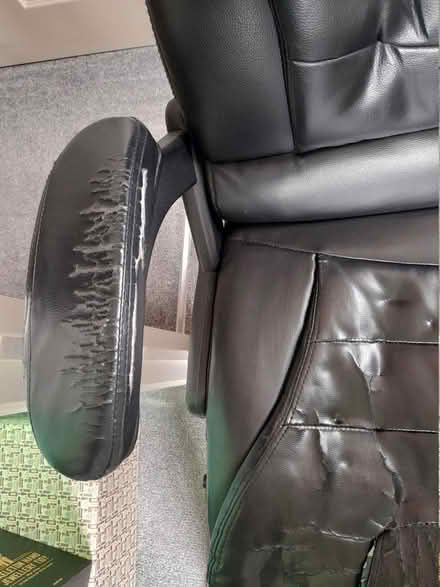 Photo of free Leather-like office chair (Penwortham PR1) #2