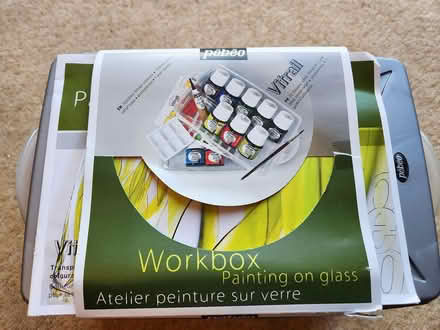 Photo of free Painting on Glass workbox / paints (GL53, Leckhampton, Cheltenham) #3