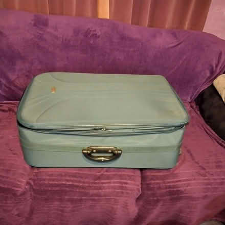 Photo of free Large suitcase, missing a wheel, storage? moving? (St Mark's GL51) #1