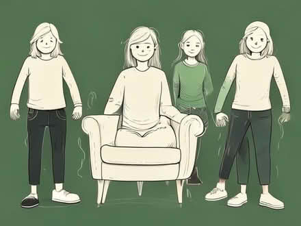 Photo of free Cream (bonded I think) Leather chair (Shipston-on-Stour CV36) #1