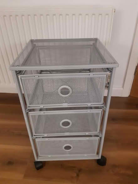 Photo of free Metal filing cabinet on wheels (Bury BL8) #1
