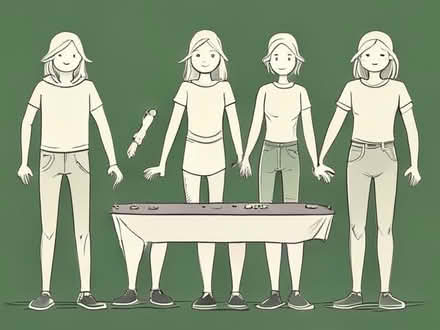 Photo of free Cream, shimmer, tablecloth, rectangle shape for large table (Cavendish DE23) #1