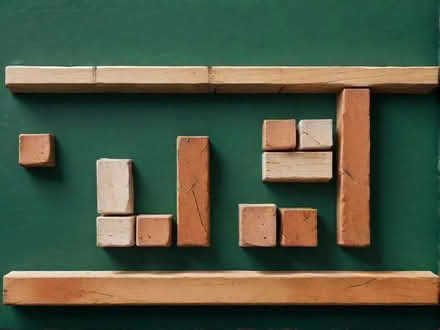 Photo of wood and bricks (CB8) #1